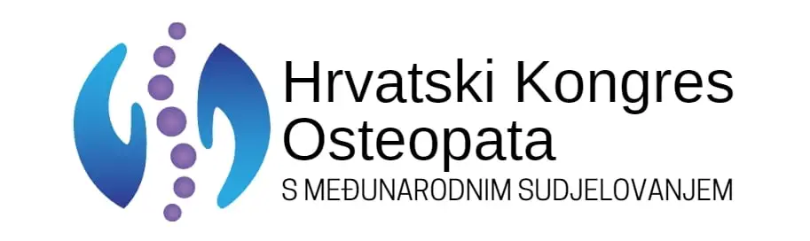 Das Logo für hrvatski kongres ostepatia mit Elementen der Kinderosteopathie und Osteopathen Hamburg.