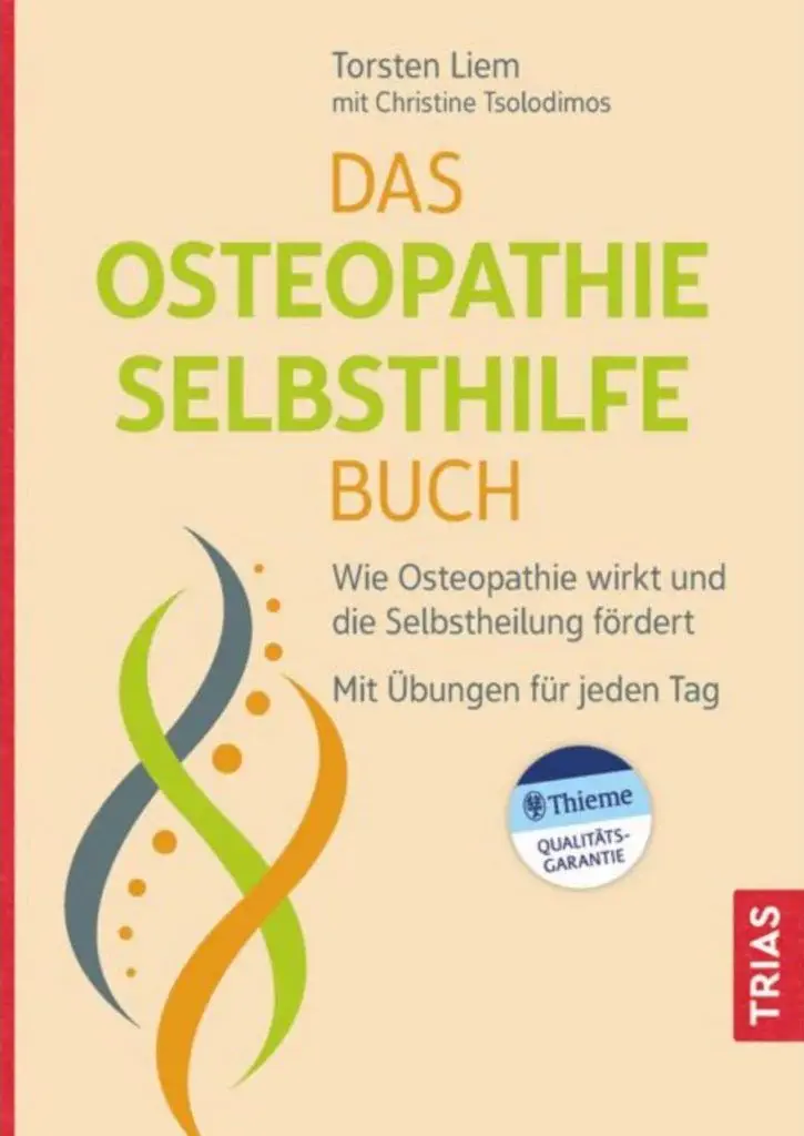 Das Cover des osteopathischen Selbstlebensbuchs mit Osteopathen Hamburg.